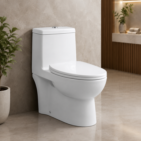One Piece Water Closet