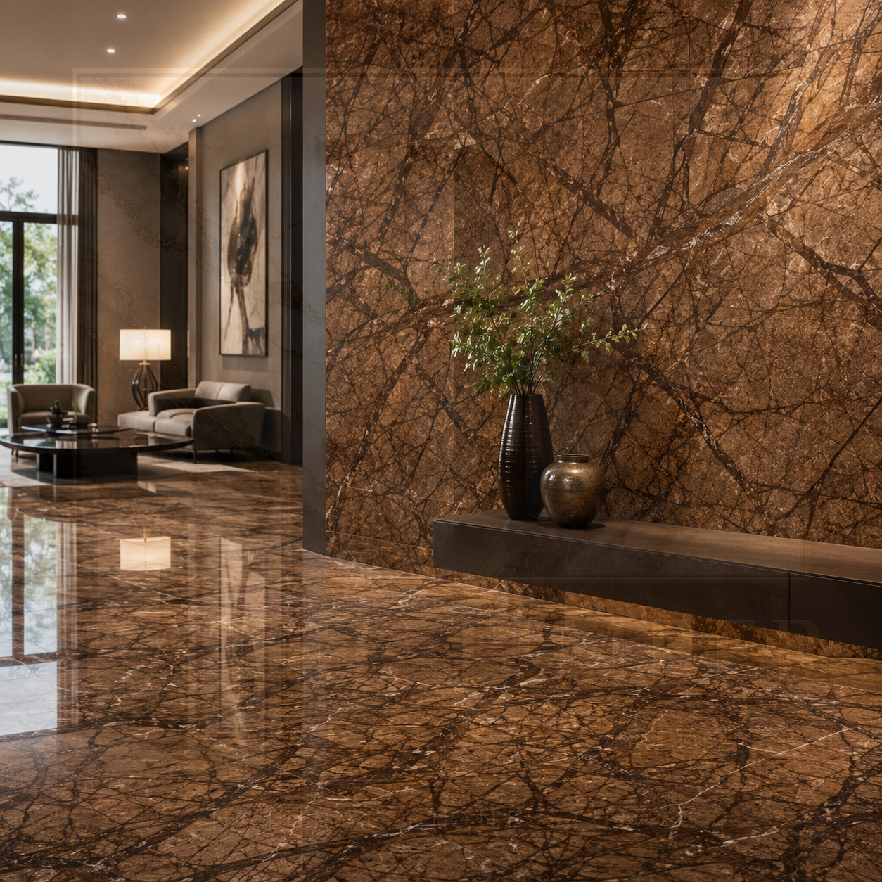 Rainforest Brown Marble