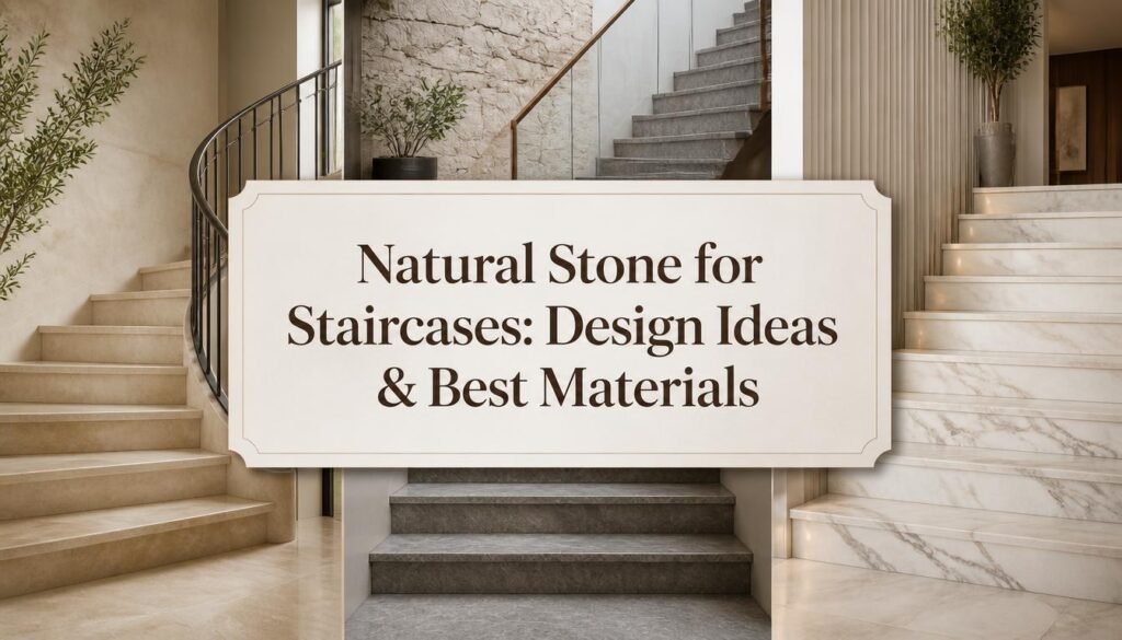 natural stone for staircases