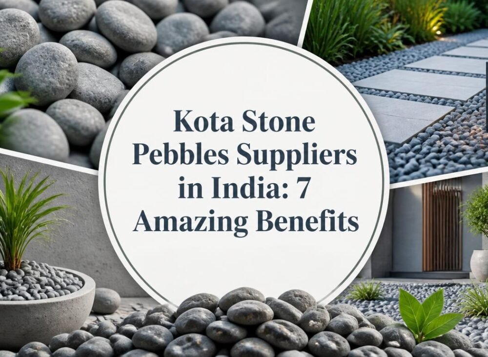 Kota stone pebbles suppliers in India