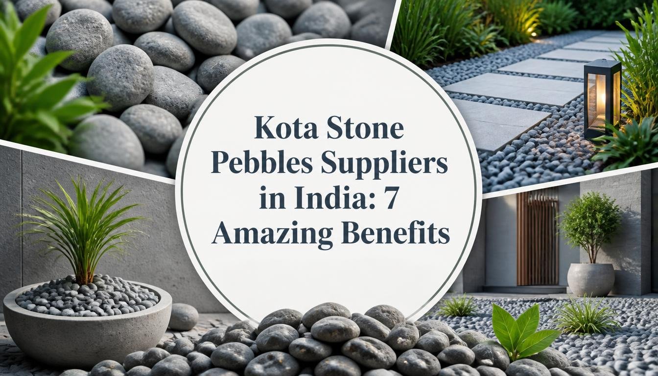 Kota stone pebbles suppliers in India