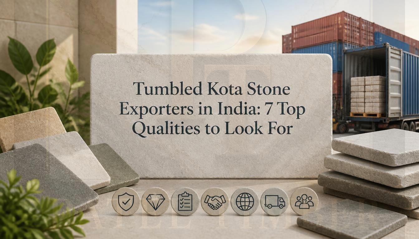 tumbled Kota stone exporters in India